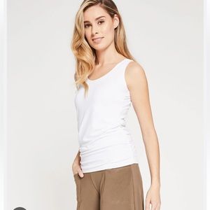 Sympli Ruched Sleeveless Top